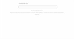 Desktop Screenshot of cablefinder.com